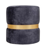 Taburet Ring - inel auriu - stofa P17 - gri