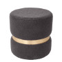 Taburet Ring - inel auriu - stofa T03 - gri