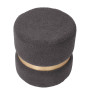 Taburet Ring - inel auriu - stofa T03 - gri