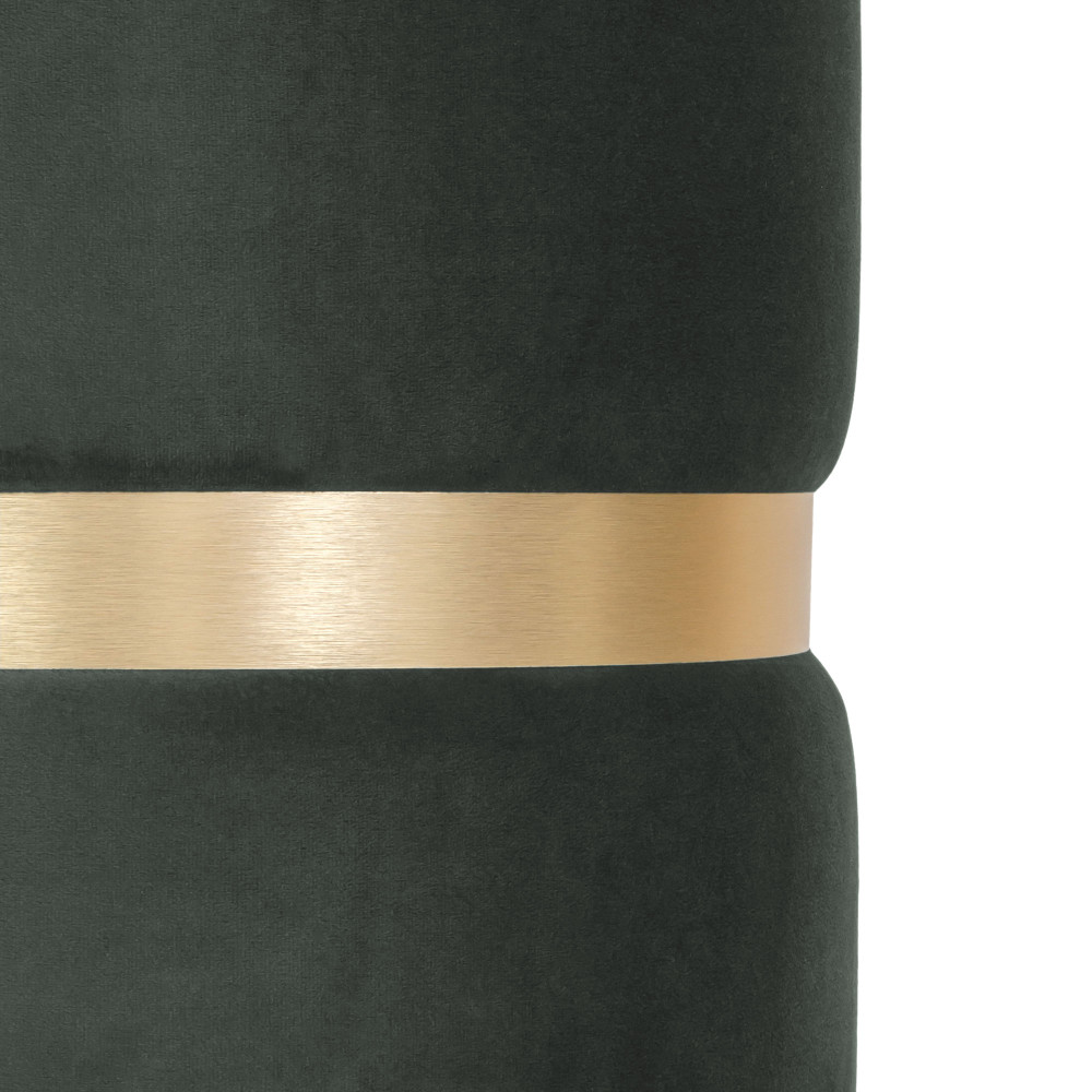 Taburet Ring - inel auriu - stofa H49 - gri petrol