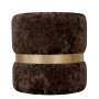 Taburet Ring - inel auriu - stofa E60 - maro Taburet Ring - inel auriu - stofa E60 - maro