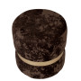 Taburet Ring - inel auriu - stofa E60 - maro Taburet Ring - inel auriu - stofa E60 - maro