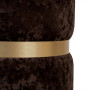 Taburet Ring - inel auriu - stofa E60 - maro Taburet Ring - inel auriu - stofa E60 - maro