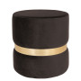 Taburet Ring - inel auriu - stofa H48 - maro Taburet Ring - inel auriu - stofa H48 - maro