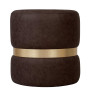 Taburet Ring - inel auriu - stofa M612  - maro