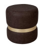 Taburet Ring - inel auriu - stofa M612  - maro