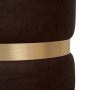 Taburet Ring - inel auriu - stofa M612  - maro