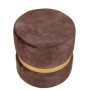 Taburet Ring - inel auriu - stofa P05 - maro Taburet Ring - inel auriu - stofa P05 - maro