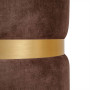 Taburet Ring - inel auriu - stofa P05 - maro Taburet Ring - inel auriu - stofa P05 - maro