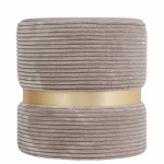 Taburet Ring - inel auriu - stofa L46 - maro deschis