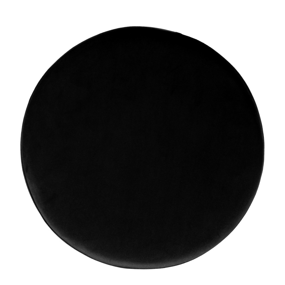 Taburet Ring - inel auriu - stofa H01 - negru Taburet Ring - inel auriu - stofa H01 - negru