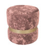 Taburet Ring - inel auriu - stofa E45 - roz Taburet Ring - inel auriu - stofa E45 - roz