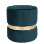Taburet Ring - inel auriu - stofa H13 - turcoaz