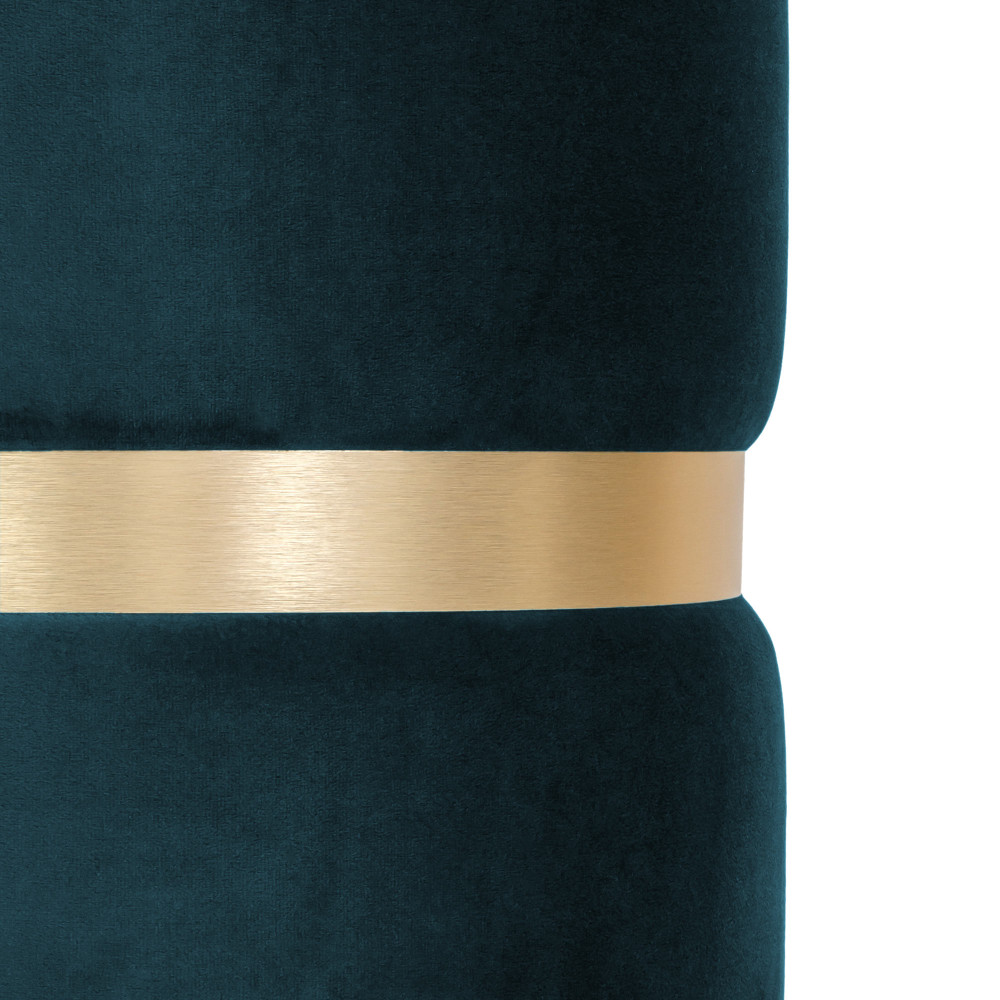 Taburet Ring - inel auriu - stofa H13 - turcoaz