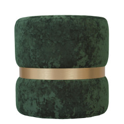 Taburet Ring - inel auriu - stofa E57 - verde Taburet Ring - inel auriu - stofa E57 - verde