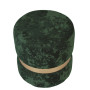 Taburet Ring - inel auriu - stofa E57 - verde