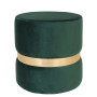 Taburet Ring - inel auriu - stofa H56 - verde Taburet Ring - inel auriu - stofa H56 - verde