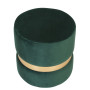 Taburet Ring - inel auriu - stofa H56 - verde Taburet Ring - inel auriu - stofa H56 - verde