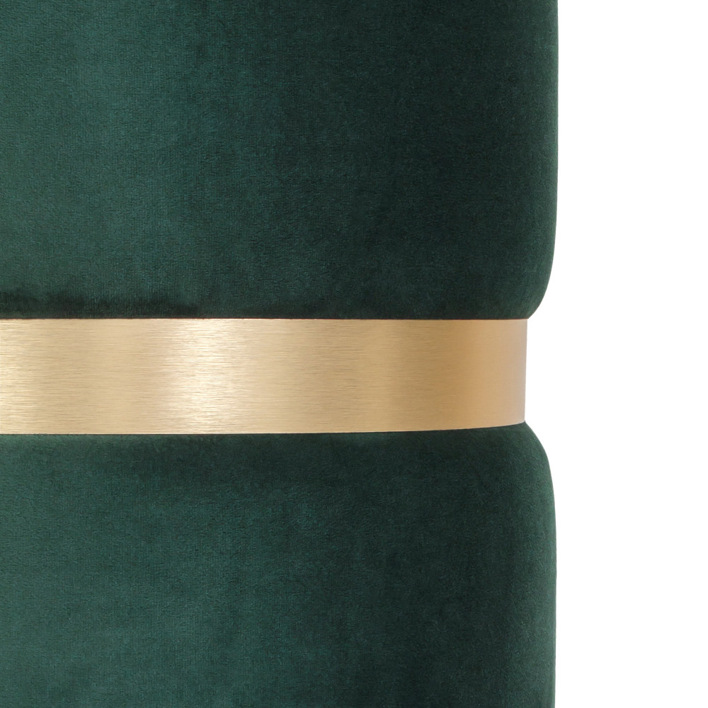 Taburet Ring - inel auriu - stofa H56 - verde Taburet Ring - inel auriu - stofa H56 - verde