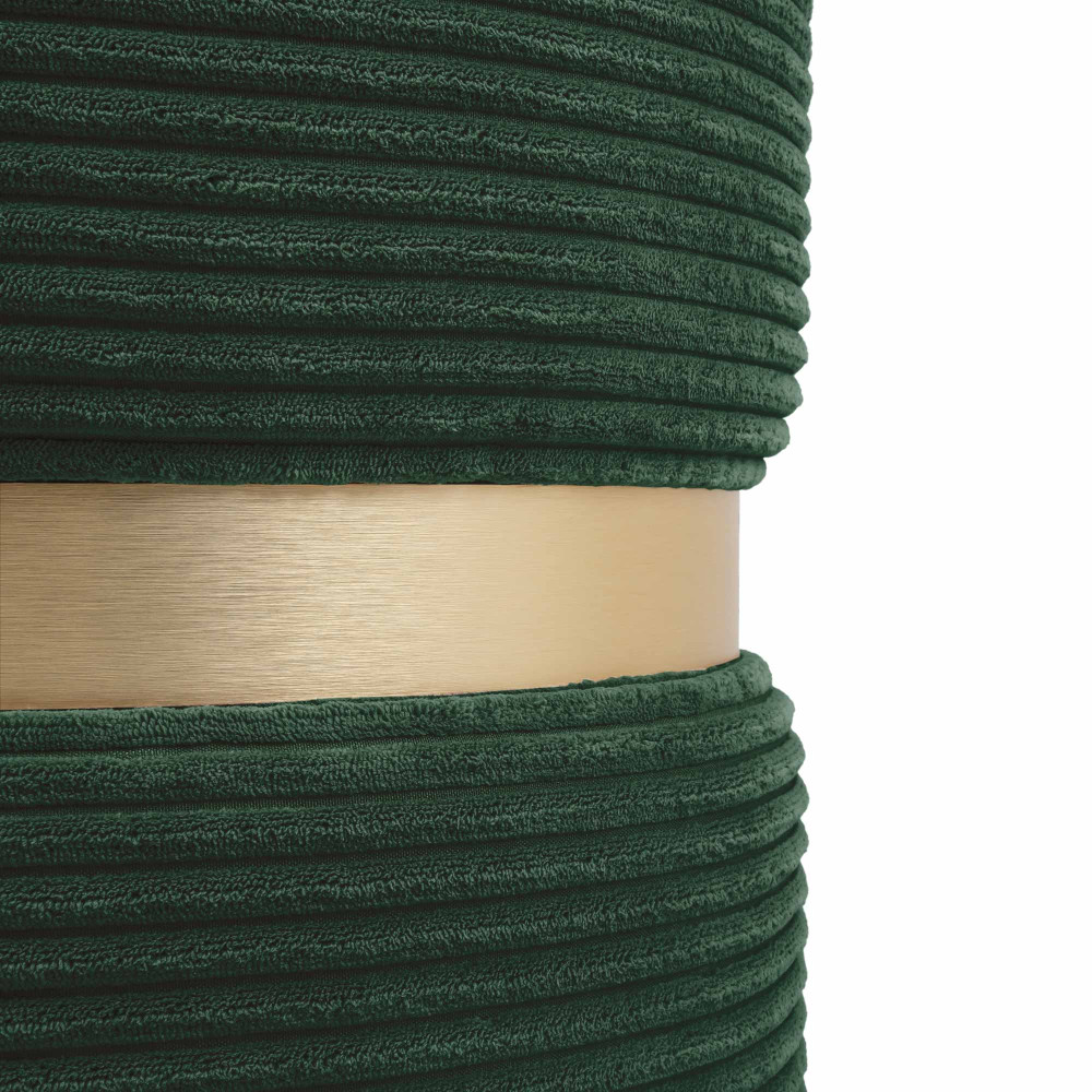 Taburet Ring - inel auriu - stofa L56 - verde Taburet Ring - inel auriu - stofa L56 - verde