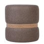 Taburet Ring - inel stejar - stofa M610 - bej Taburet Ring - inel stejar - stofa M610 - bej