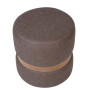Taburet Ring - inel stejar - stofa M610 - bej Taburet Ring - inel stejar - stofa M610 - bej