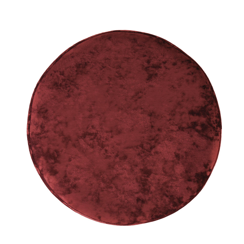 Taburet Ring - inel stejar - stofa E42 - bordo Taburet Ring - inel stejar - stofa E42 - bordo