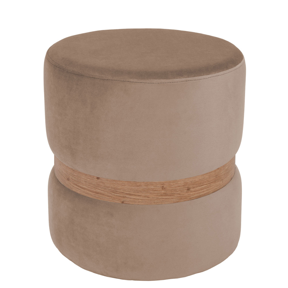 Taburet Ring - inel stejar - stofa H44 - grej Taburet Ring - inel stejar - stofa H44 - grej