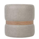 Taburet Ring - inel stejar - stofa M601 - crem