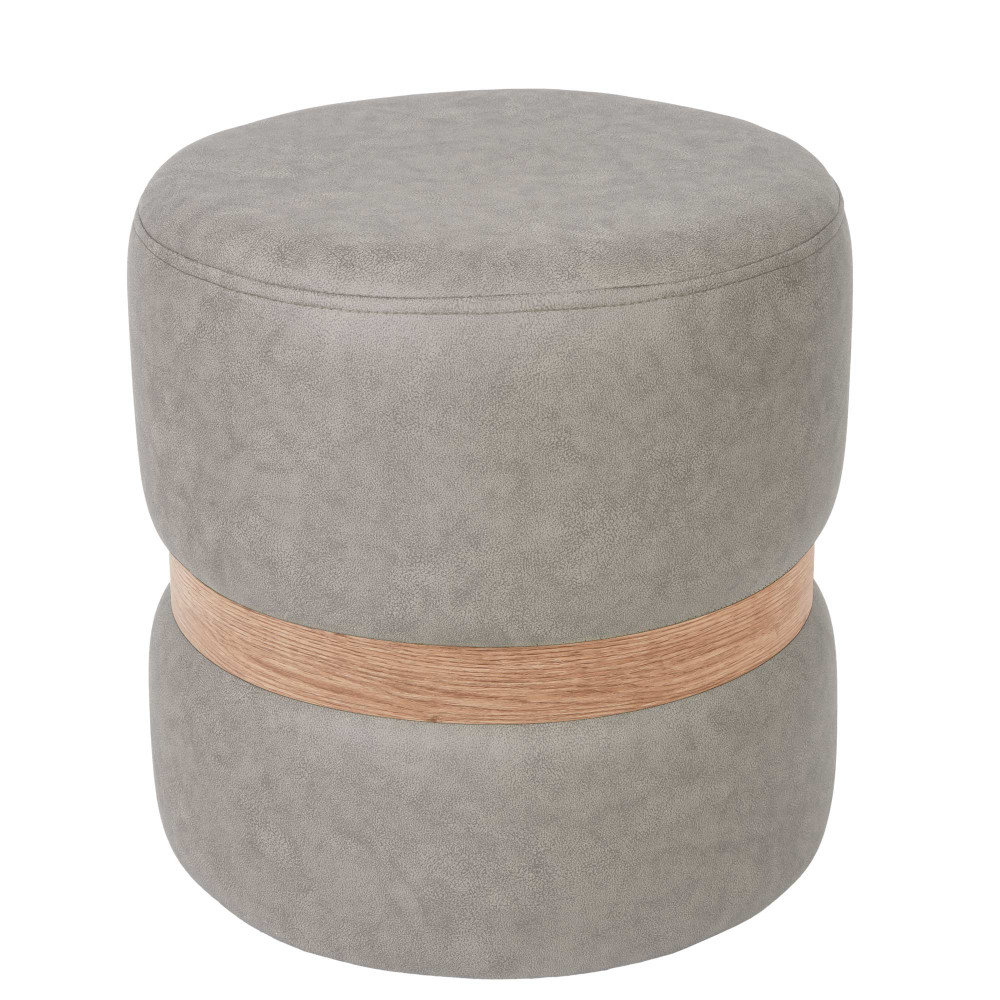 Taburet Ring - inel stejar - stofa M601 - crem Taburet Ring - inel stejar - stofa M601 - crem