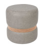 Taburet Ring - inel stejar - stofa M601 - crem Taburet Ring - inel stejar - stofa M601 - crem