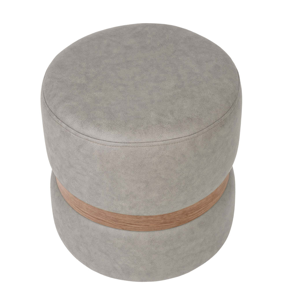 Taburet Ring - inel stejar - stofa M601 - crem Taburet Ring - inel stejar - stofa M601 - crem