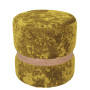 Taburet Ring - inel stejar - stofa E51 - galben Taburet Ring - inel stejar - stofa E51 - galben