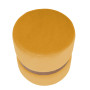 Taburet Ring - inel stejar - stofa H66 - galben Taburet Ring - inel stejar - stofa H66 - galben