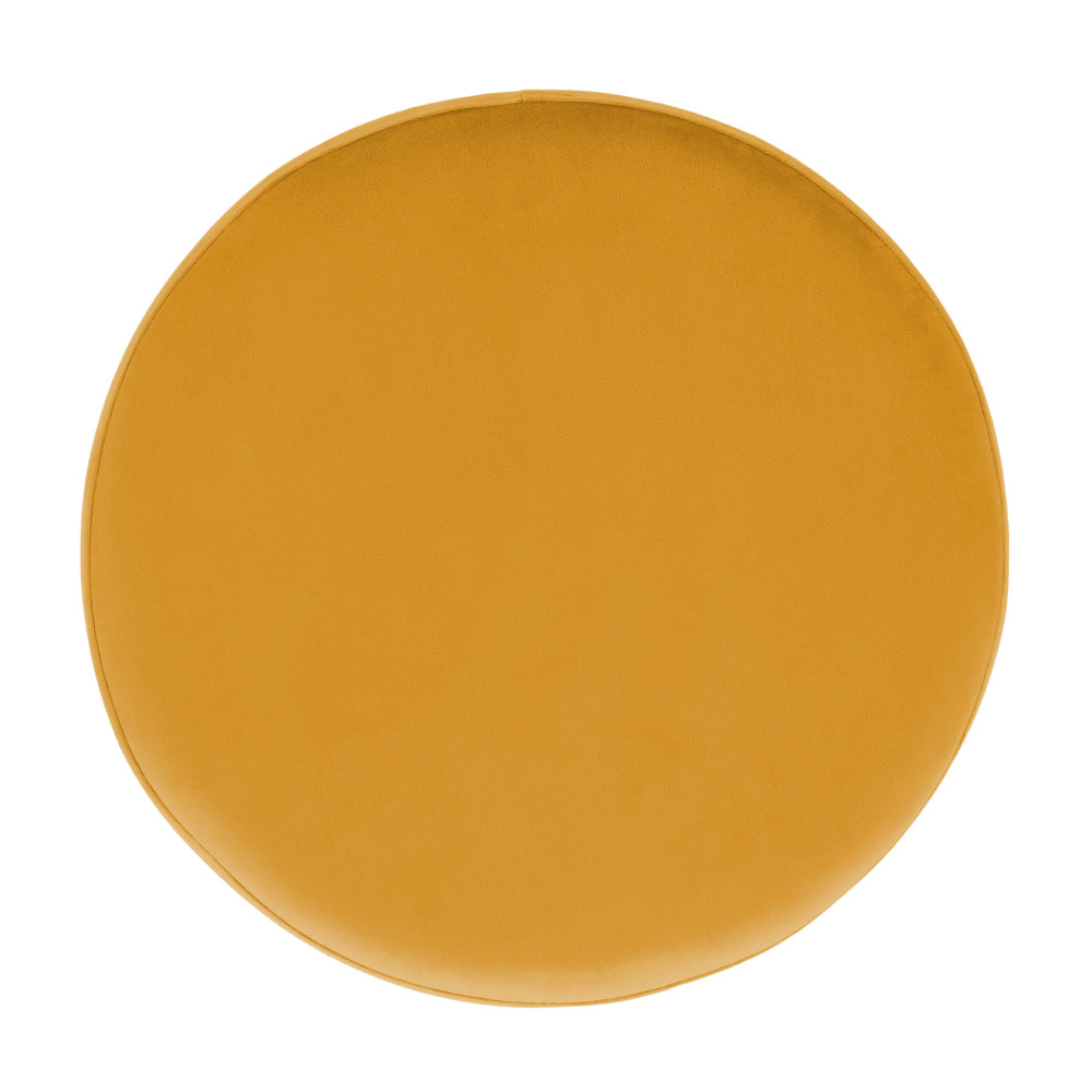 Taburet Ring - inel stejar - stofa H66 - galben Taburet Ring - inel stejar - stofa H66 - galben