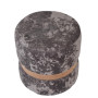 Taburet Ring - inel stejar - stofa E30 - gri Taburet Ring - inel stejar - stofa E30 - gri