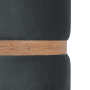 Taburet Ring - inel stejar - stofa H30 - gri Taburet Ring - inel stejar - stofa H30 - gri