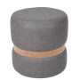 Taburet Ring - inel stejar - stofa M609 - gri deschis Taburet Ring - inel stejar - stofa M609 - gri deschis