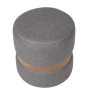 Taburet Ring - inel stejar - stofa M609 - gri deschis Taburet Ring - inel stejar - stofa M609 - gri deschis