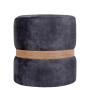 Taburet Ring - inel stejar - stofa P17 - gri Taburet Ring - inel stejar - stofa P17 - gri