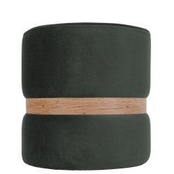 Taburet Ring - inel stejar - stofa H49 - gri petrol Taburet Ring - inel stejar - stofa H49 - gri petrol