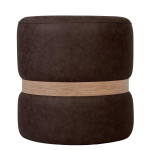 Taburet Ring - inel stejar - stofa M612 - maro