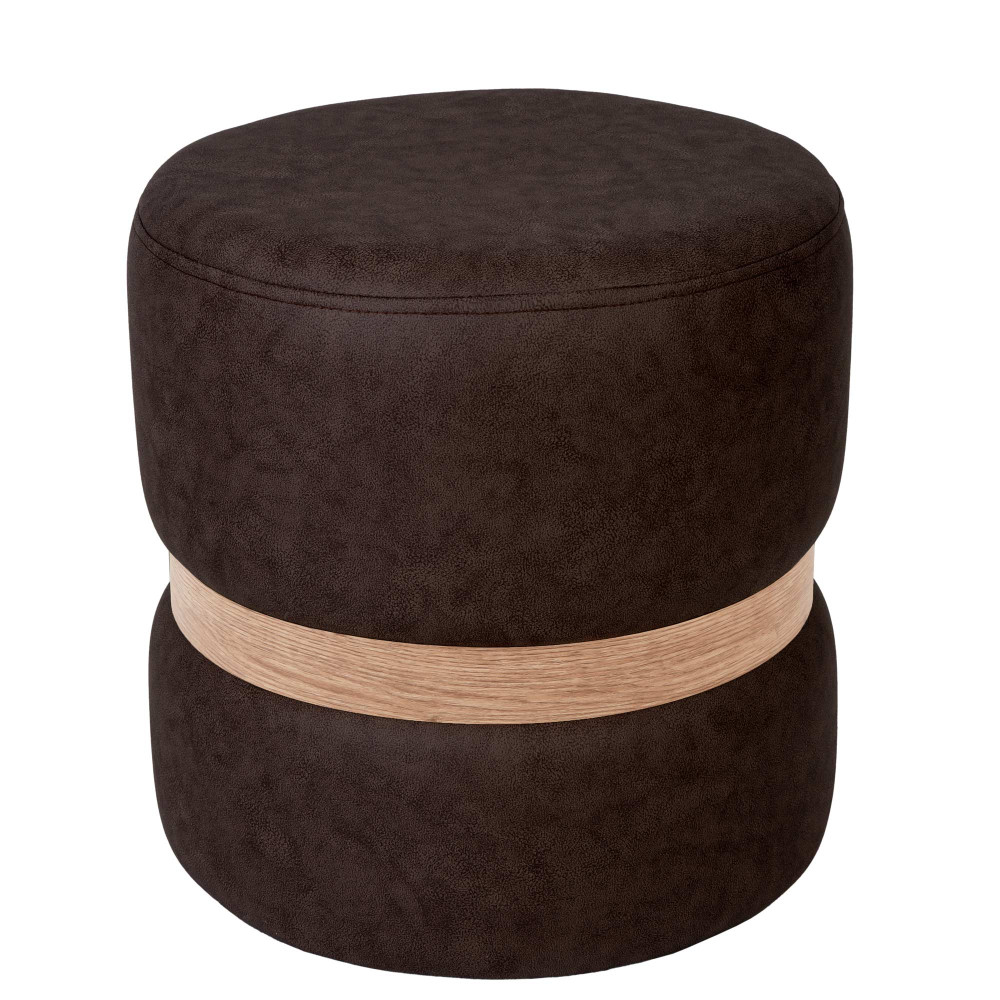 Taburet Ring - inel stejar - stofa M612 - maro Taburet Ring - inel stejar - stofa M612 - maro