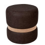 Taburet Ring - inel stejar - stofa M612 - maro Taburet Ring - inel stejar - stofa M612 - maro