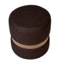 Taburet Ring - inel stejar - stofa M612 - maro Taburet Ring - inel stejar - stofa M612 - maro