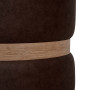 Taburet Ring - inel stejar - stofa M612 - maro Taburet Ring - inel stejar - stofa M612 - maro