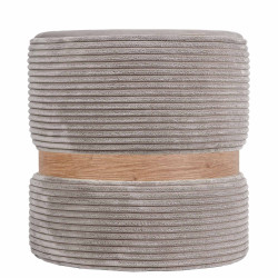 Taburet Ring - inel stejar - stofa L46 - maro deschis Taburet Ring - inel stejar - stofa L46 - maro deschis
