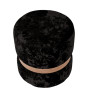 Taburet Ring - inel stejar - stofa E01 - negru Taburet Ring - inel stejar - stofa E01 - negru
