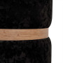 Taburet Ring - inel stejar - stofa E01 - negru Taburet Ring - inel stejar - stofa E01 - negru