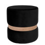 Taburet Ring - inel stejar - stofa H01 - negru Taburet Ring - inel stejar - stofa H01 - negru